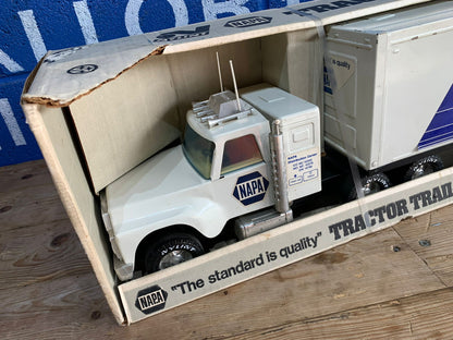 NYLINT NAPA STEEL LORRY TRACTOR TRAILER DISPLAY MODEL NO.821D