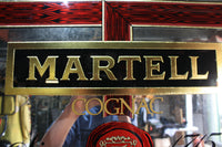 VINTAGE MARTELL COGNAC SINCE 1715 WALL HANGING MIRROR SIGN