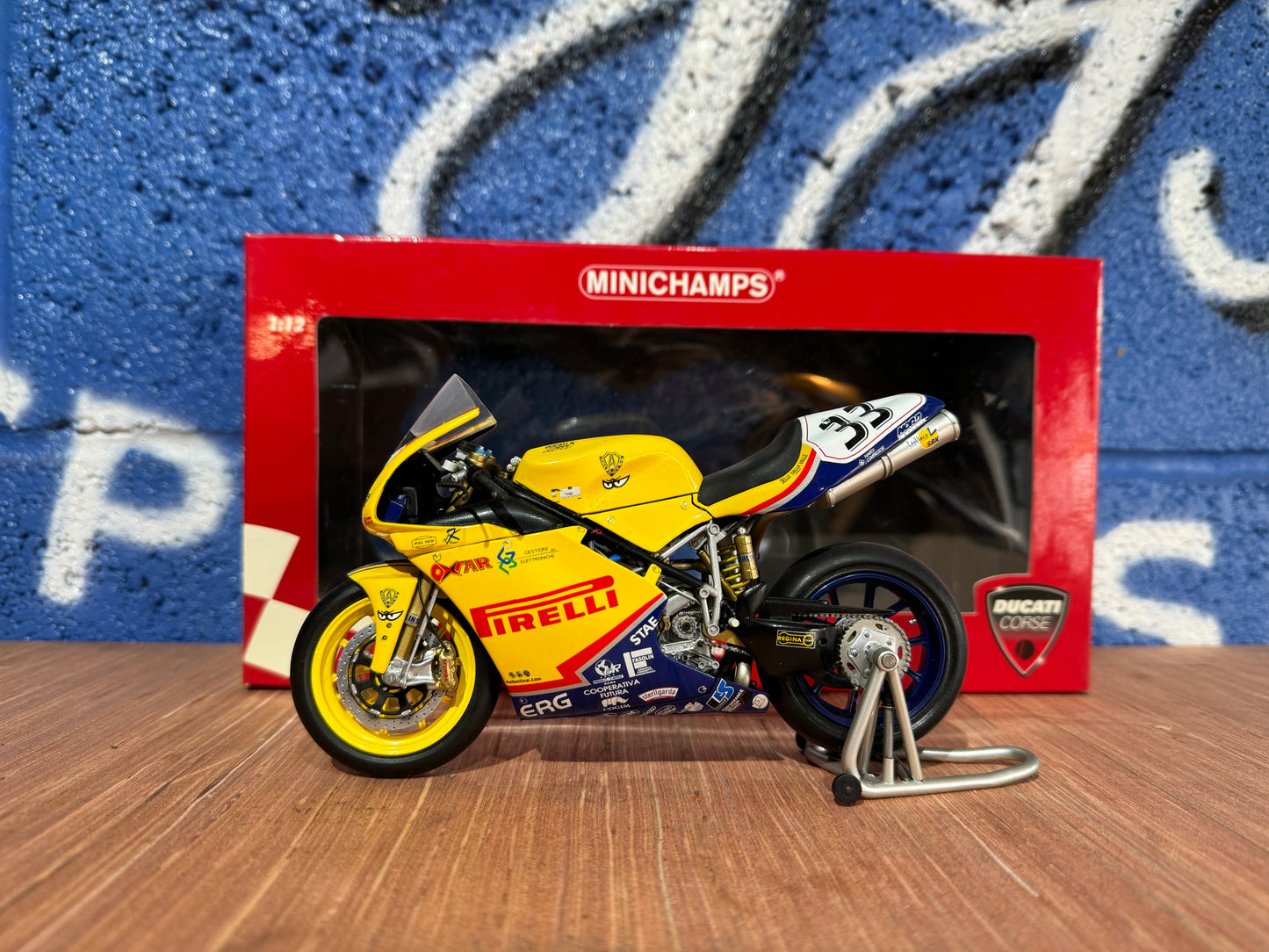 RARE DUCATI 998RS SUPERBIKE 2003 JUAN BORJA MINICHAMPS