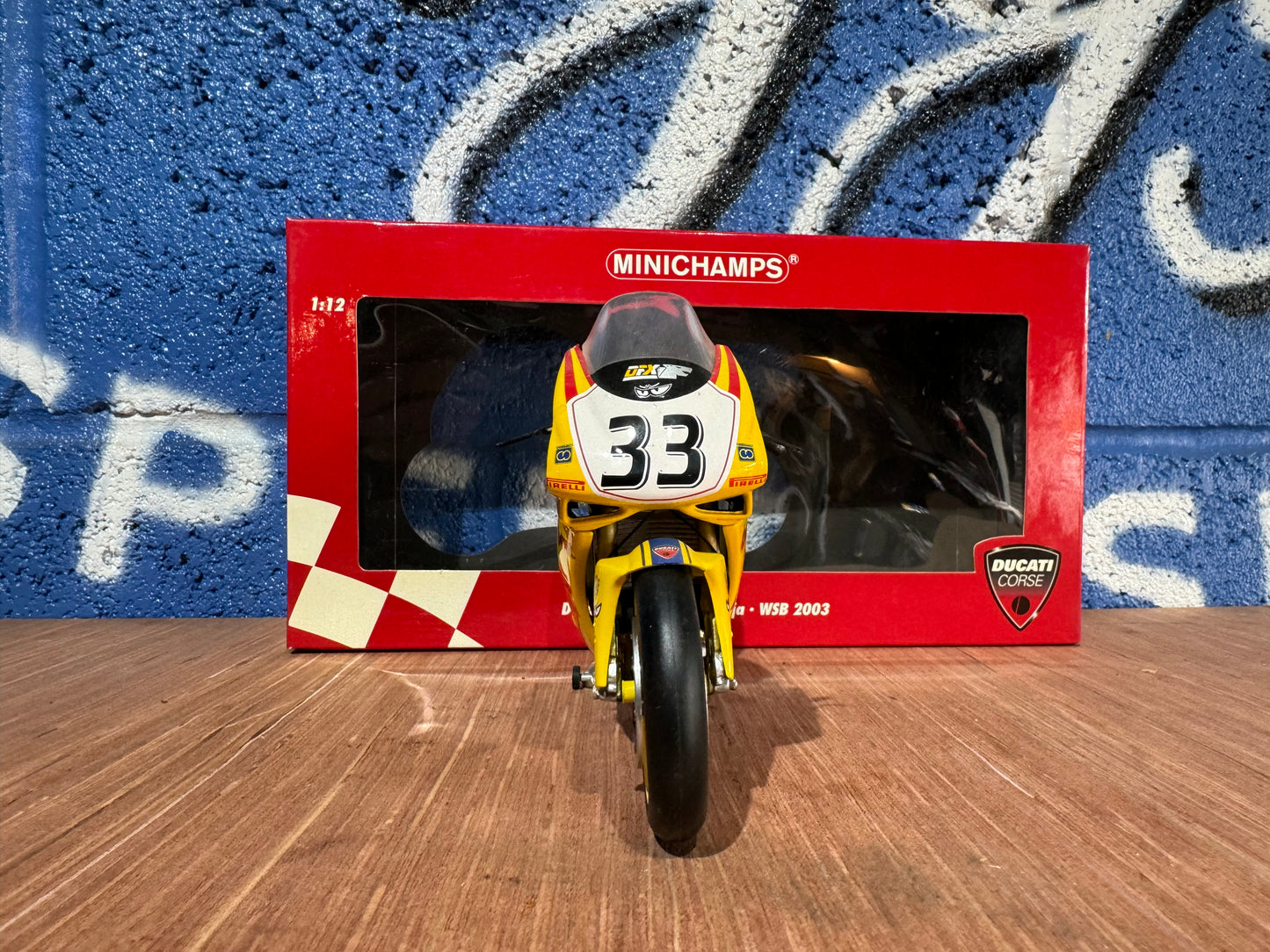 RARE DUCATI 998RS SUPERBIKE 2003 JUAN BORJA MINICHAMPS