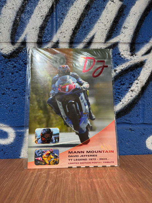 VINTAGE DAVID JEFFERIES TT LEGEND 1972-2003 TRIBUTE BOOK