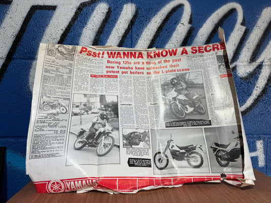 VINTAGE YAMAHA RD125 AD POSTERS