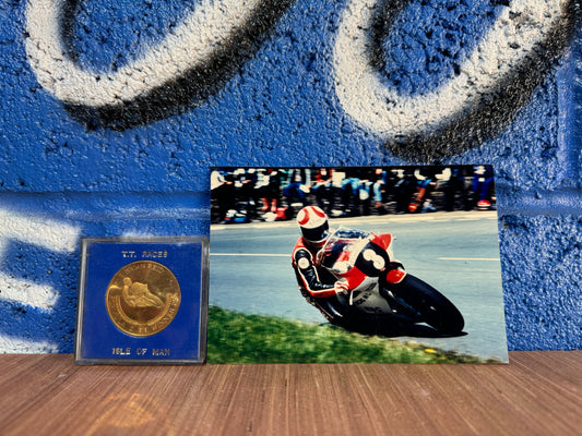 VINTAGE 1983 BRIAN READ FORMULA 2 TT WINNER COIN