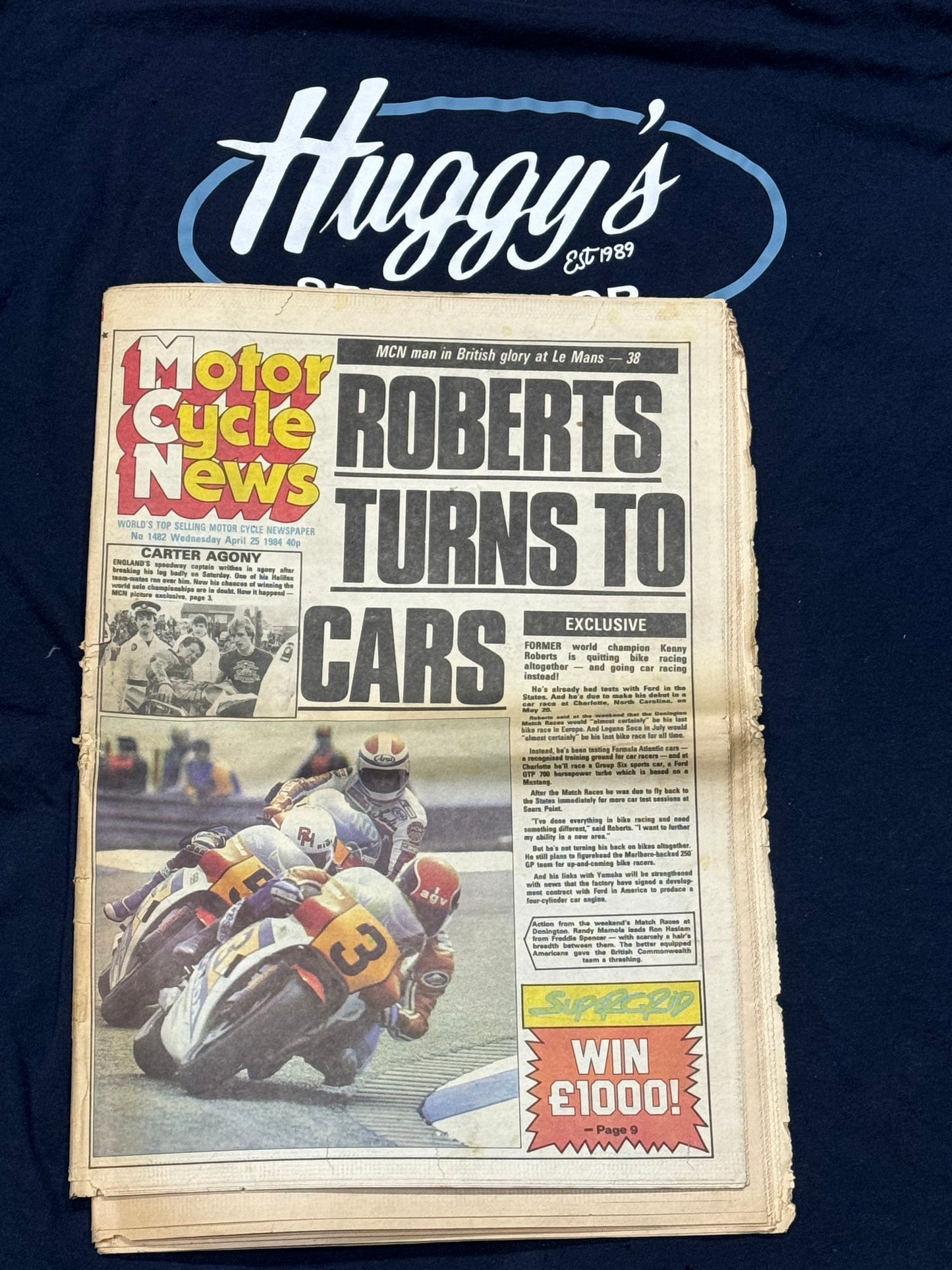 VINTAGE MCN NEWSPAPER APRIL 25TH 1994