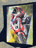 FAST BIKES POSTER OF TROY BAYLISS AND VALENTINO ROSSI