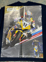 VINTAGE FAST BIKES POSTER OF TROY CORSER AND BRET RICHARSONS GSX-R1000K4
