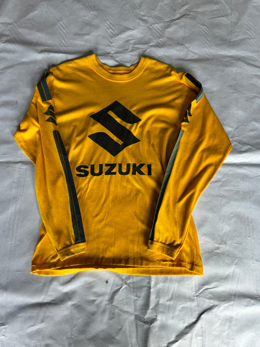 VINTAGE HALLMAN LARGE SUZUKI YELLOW TOP