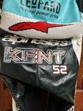 GENUINE DANNY KENT 2015 MOTO3 CHAMPIONSHIP WINNING YEAR RACE LEATHERS