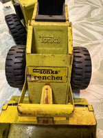VINTAGE TONKA TRENCHER GREEN TOY