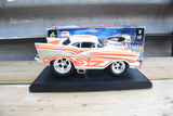 MUSCLE MACHINES 1957 CHEVY 1:18 DIE CAST HOTROD MODEL BOXED