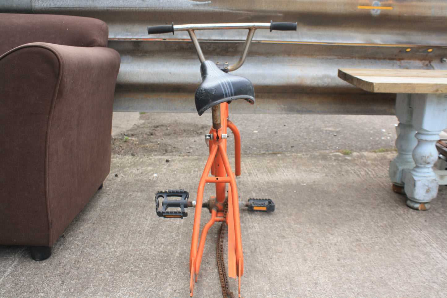 VINTAGE 1980 RAMPER R10 ORANGE BMX FRAME