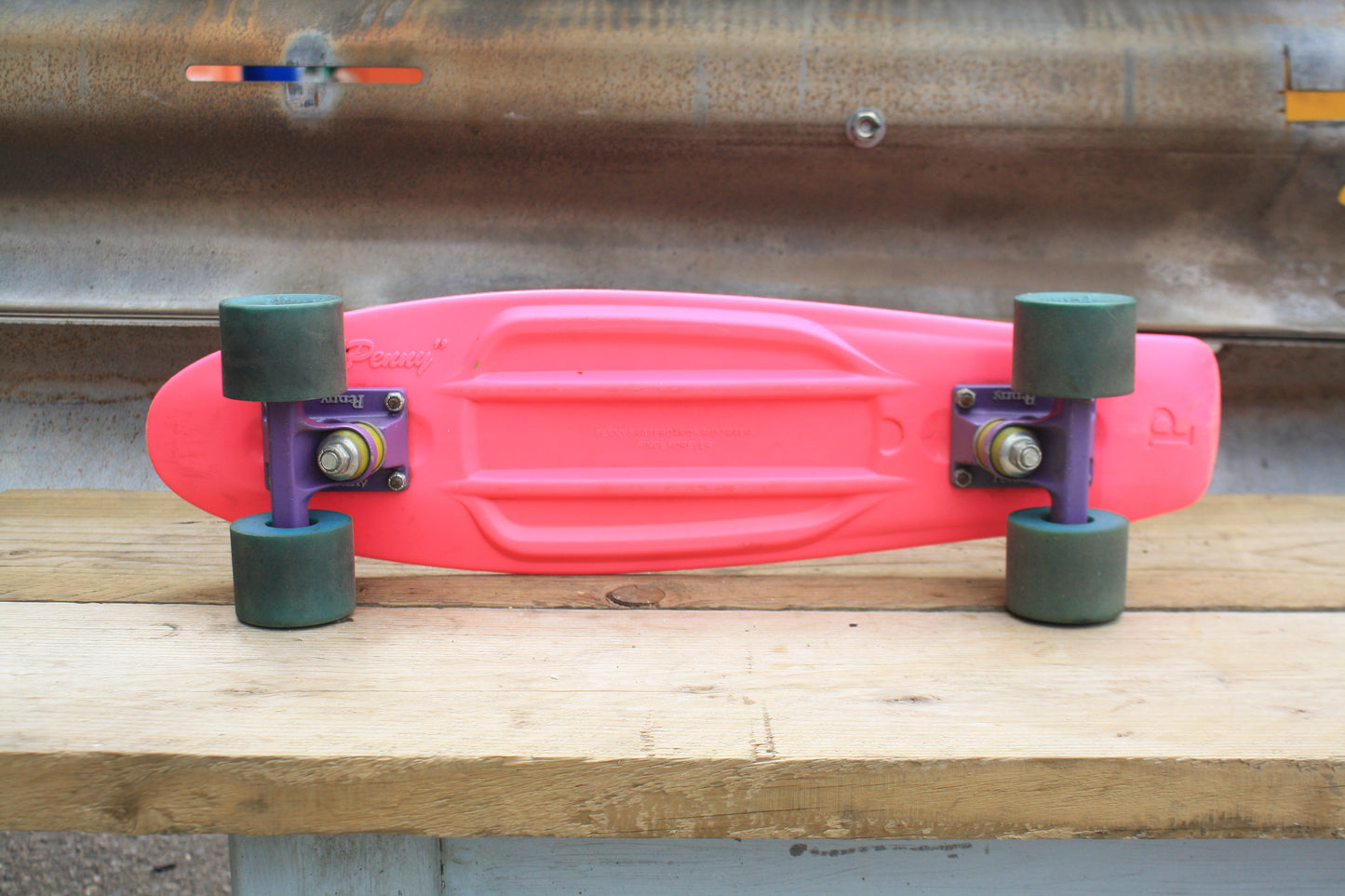 GENUINE PENNY AUSTRALIA 22" SKATEBOARD PINK, PURPLE AND GREEN