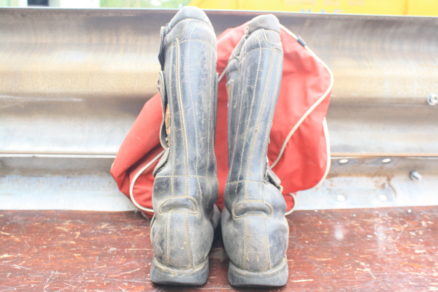 VINTAGE GAERNE ANSWER SIZE 10 BLACK MOTOCROSS BOOTS