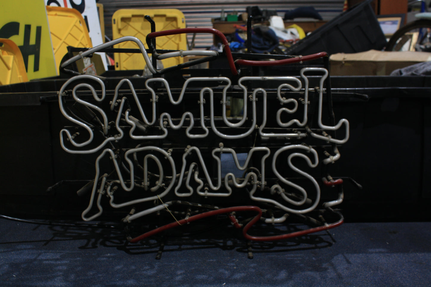 VINTAGE SAMUEL ADAMS BOSTON LAGER NEON SIGN