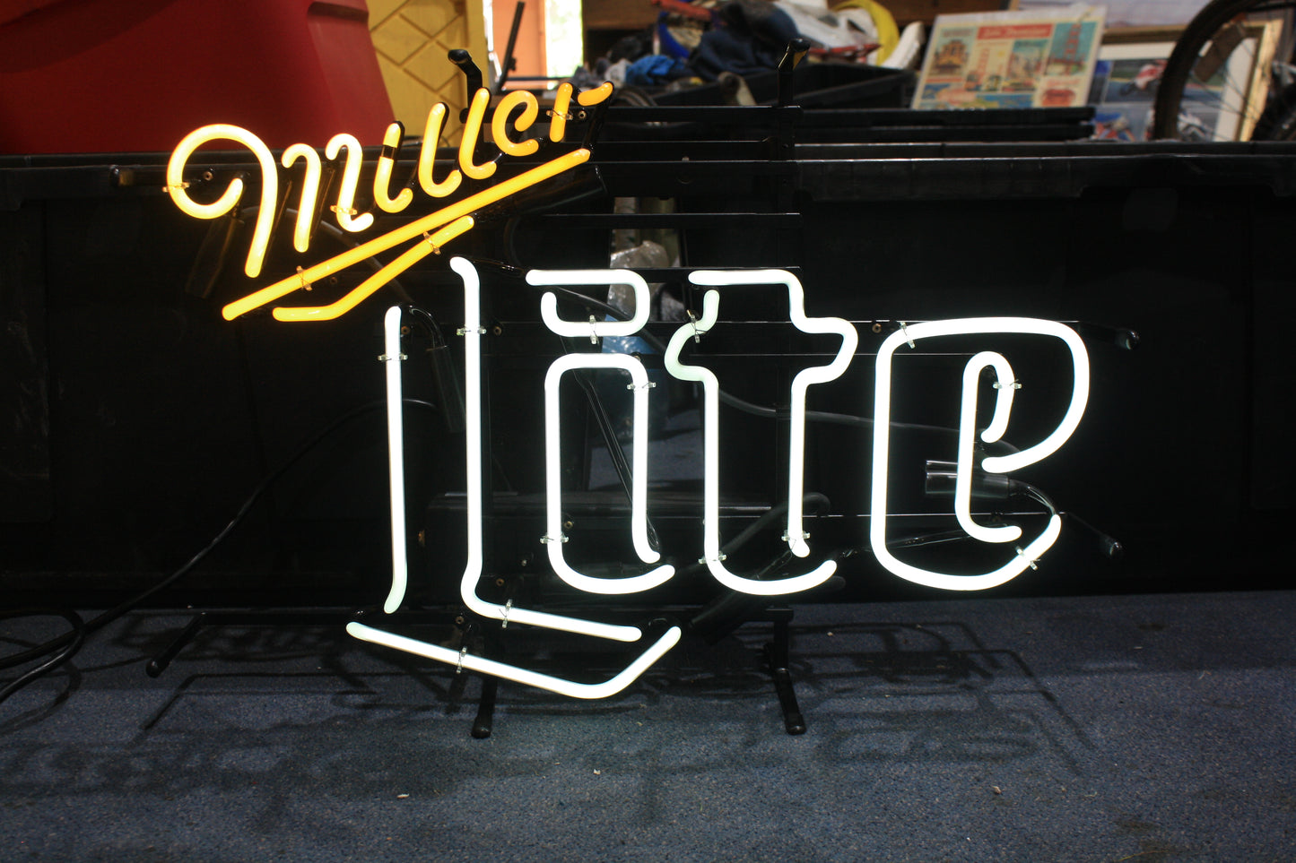 VINTAGE MILLER LITE BEER NEON SIGN