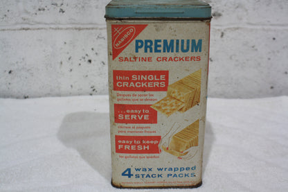 VINTAGE 1969 NABISCO PREMIUM SALTINE CRACKER'S TIN