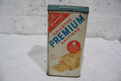 VINTAGE 1969 NABISCO PREMIUM SALTINE CRACKER'S TIN