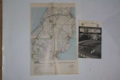 VINTAGE 1968-76 TT ISLE OF MAN OFFICIAL TRACK PROGRAMME AND GUIDES