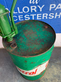 CASTROL OIL BARREL WITH PUMP